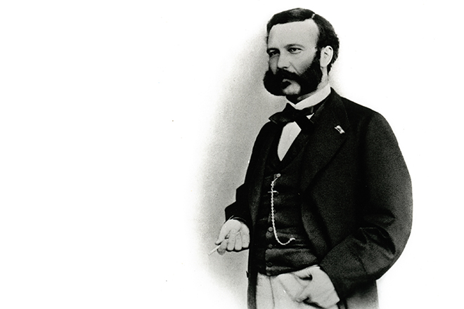 Foto: Portrait von Henry Dunant - Gründer des Roten Kreuzes